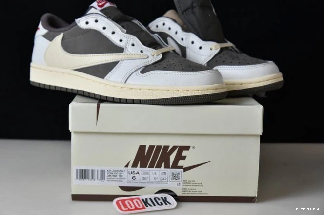 HYPE DM7866-162 Reverse Travis Scott 1 Jordan Air x Mocha 0806